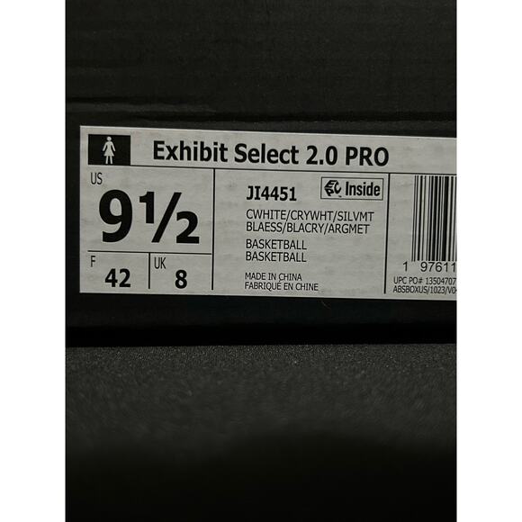 adidas Exhibit Select 2.0 Pro / $130 Retail!! / Size 9.5W (8.5M) / Brand New - Picture 9 of 9